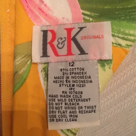 Floral dress beaded sequin size12 - Picture 5 of 5